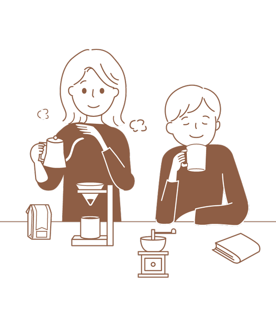 カフェカホンについて CONCEPT
